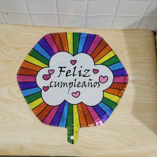 Feliz Cumpleanos Foil Balloon – Vibrant Birthday Decoration