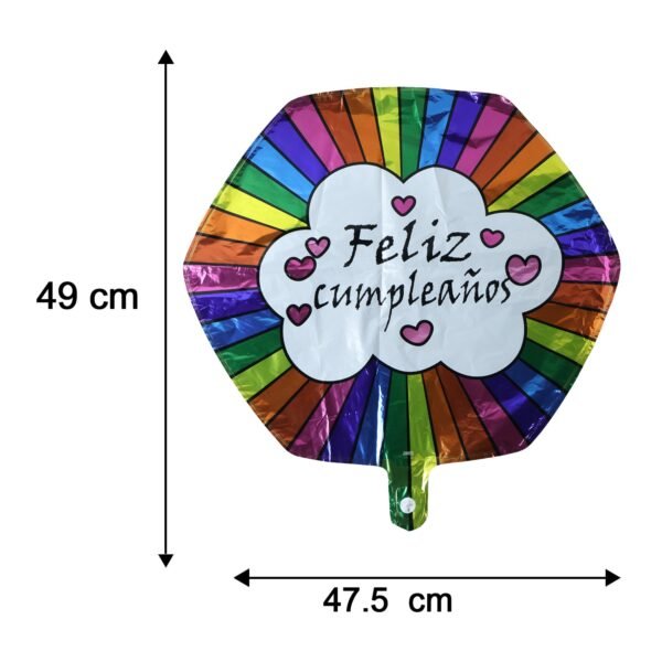 Feliz Cumpleanos Foil Balloon – Vibrant Birthday Decoration