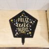 Black Star Feliz Ano Nuevo Foil Balloon – Bright Festive Decor
