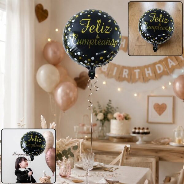 Feliz Cumpleanos Foil Balloon – Bright Party Decor for Birthdays