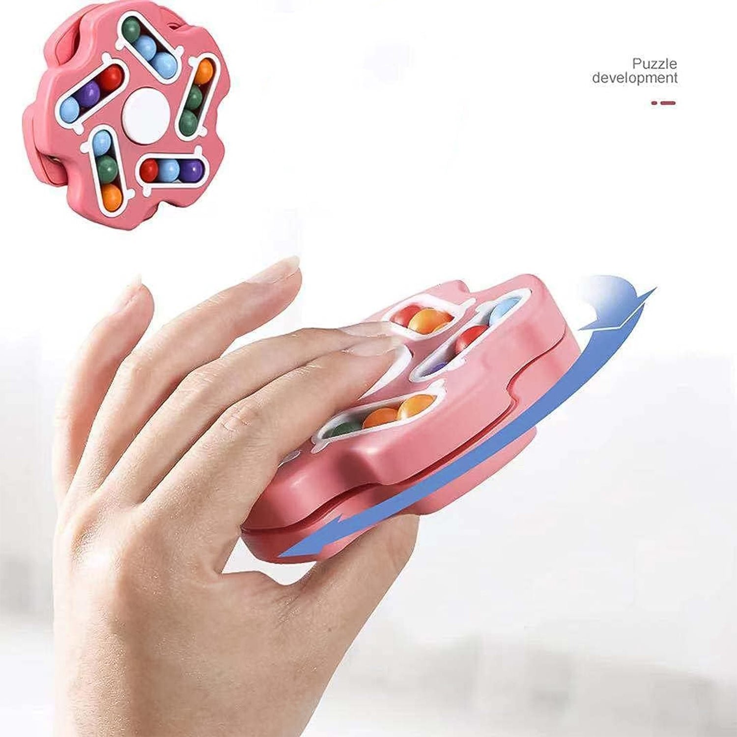 Fidget Magic Cube Spinner Toy – Stress Relief & Focus Enhancer
