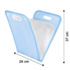 FileFolder-size 13 Pocket Document File Folder – Expanding Plastic with Handle