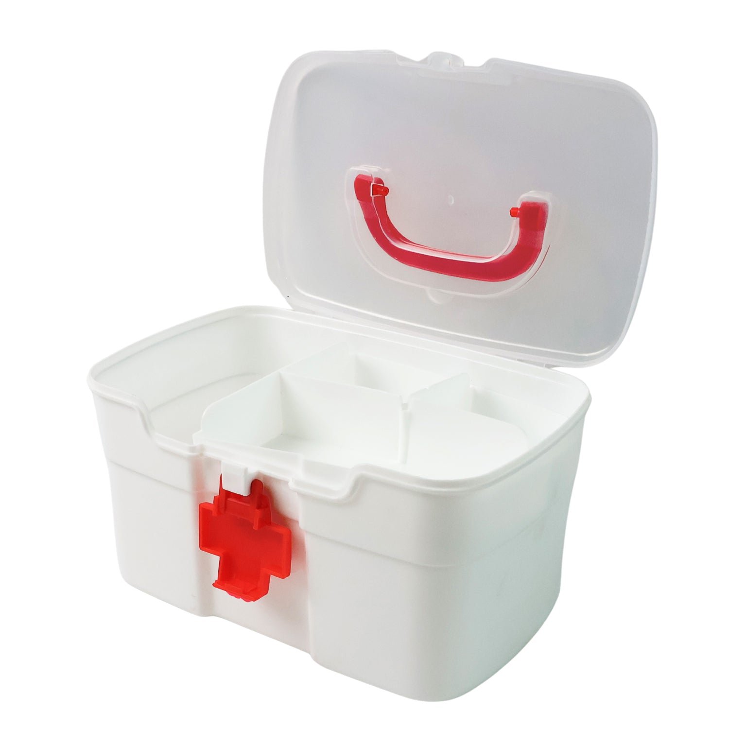 First Aid Box – Portable Medicine Storage with Tray | Organivo