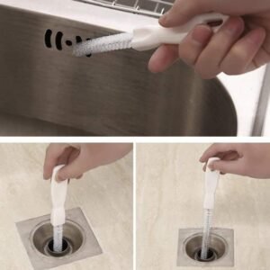 Flexible Drain Cleaning Brush – Long Reach Dual-End Tool for Home