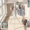Foldable Octopus Clothes Drying Rack Stand Tripod Cloth Hanger for Home (1 Pc)