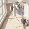 Foldable Octopus Clothes Drying Rack Stand Tripod Cloth Hanger for Home (1 Pc)