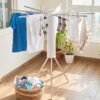 Foldable Octopus Clothes Drying Rack Stand Tripod Cloth Hanger for Home (1 Pc)