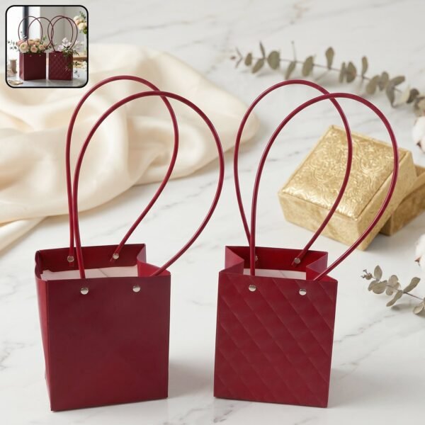 Foldable Flower Packaging Bag – Reusable and Water-Resistant