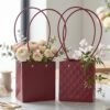 Foldable Flower Packaging Bag – Reusable and Water-Resistant