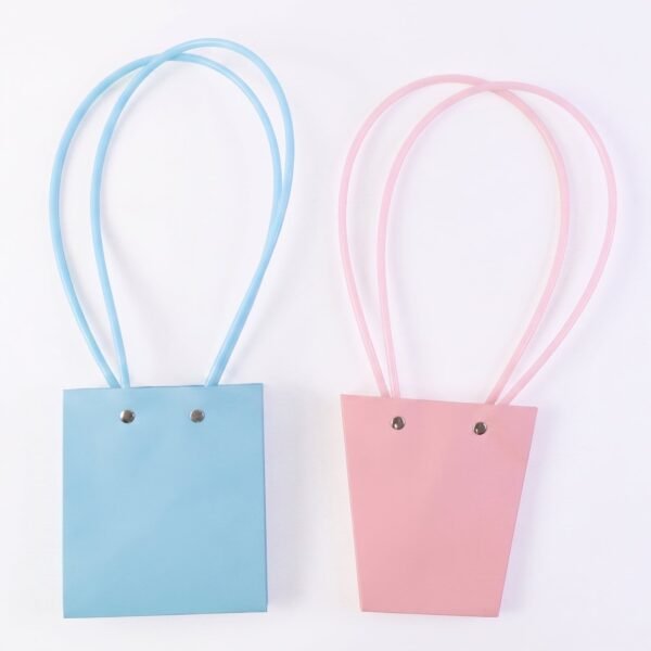 Flower Packaging Bag – Foldable Waterproof Handle for Gifts