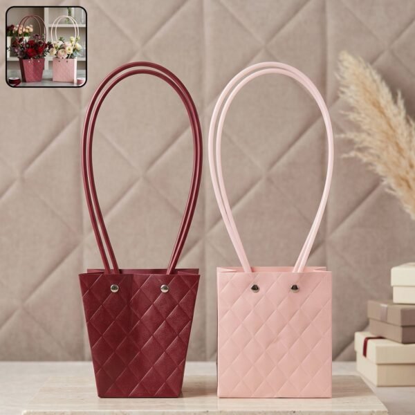 Foldable Flower Packaging Bag – Elegant & Water-Resistant Design