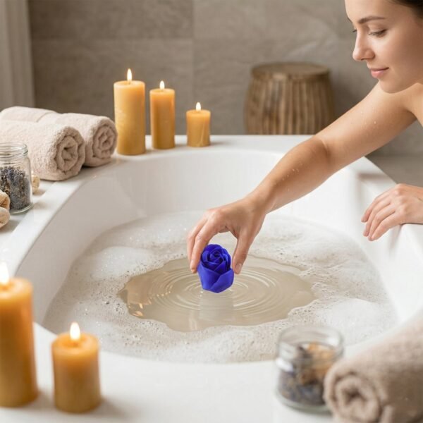 Luxury Rose Flower Bath Soap Gift Set – Elegant Relaxing Fragrance