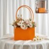 Foldable Flower Packaging Bag – Waterproof & Elegant Handle