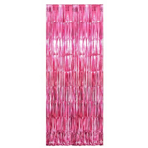Foil Fringe Curtain – Metallic Shimmer Party Backdrop