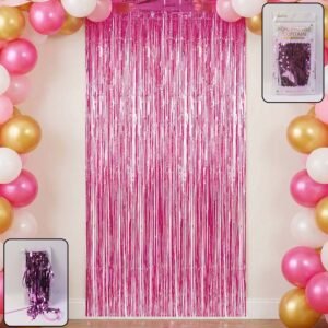 Foil Fringe Curtain – Metallic Shimmer Party Backdrop