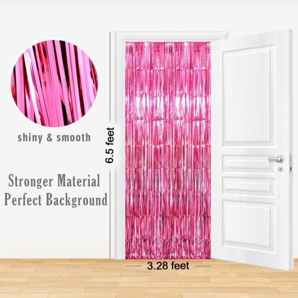 Foil Fringe Curtain – Metallic Shimmer Party Backdrop