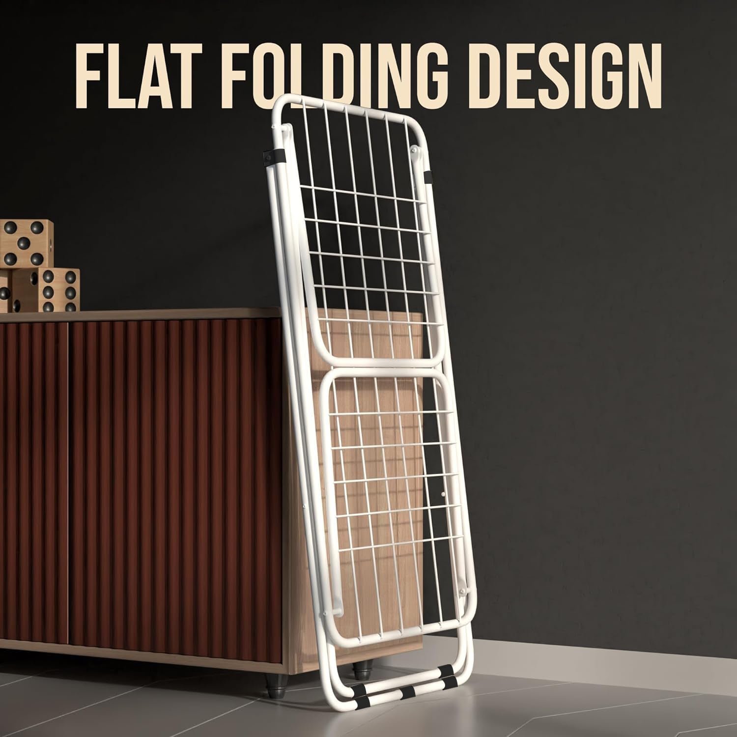 Foldable Butterfly Clothes Drying Stand – Wide Wings & Space Saving