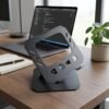 Foldable Adjustable Metal Tablet Stand – Multi-Angle Desk Support