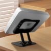 Foldable Adjustable Metal Tablet Stand – Multi-Angle Desk Support
