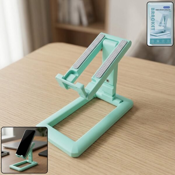 Foldable Mobile Phone Stand – Adjustable & Non-Slip for Comfortable Viewing