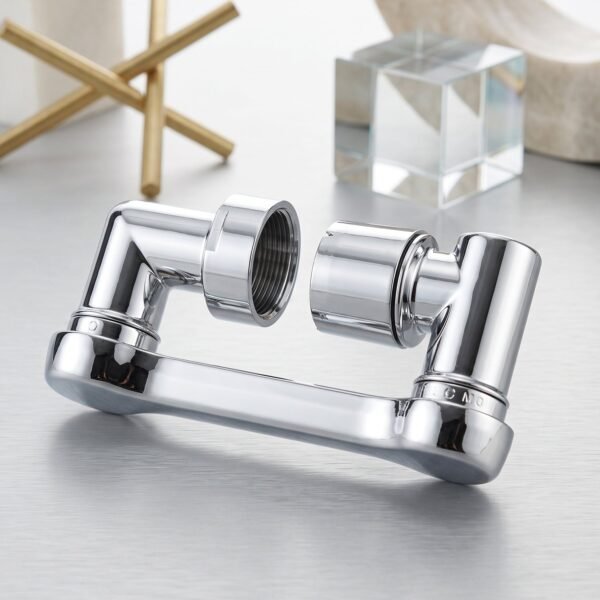 Rotatable Faucet Splash Head Extension, Swivel Arm Tap Nozzle Attachment (1 Pc)