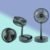 USB Folding Fan – Portable Desk Fan with Adjustable Speed & Phone Holder