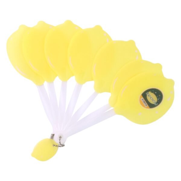 Lemon-Shape Hand Fan – Portable Foldable Cooling with Keychain