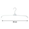 Foldable Plastic Clothes Hanger – Space Saving & Travel Friendly