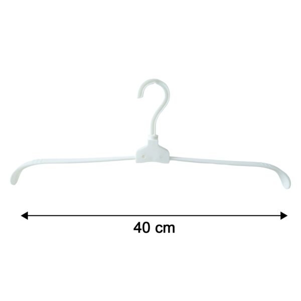Foldable Plastic Clothes Hanger – Space Saving & Travel Friendly