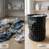 Foldable Laundry Basket – Spacious & Space-Saving for Home