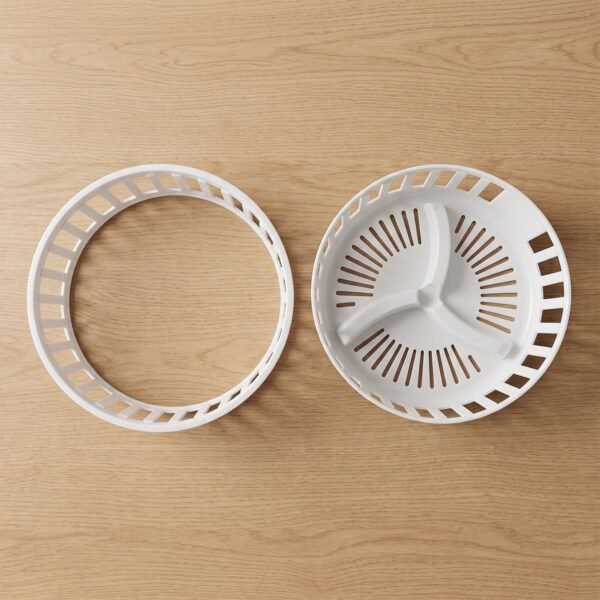 Portable Folding Washing Machine, Mini Collapsible Washer with Spin Basket (1 Pc)