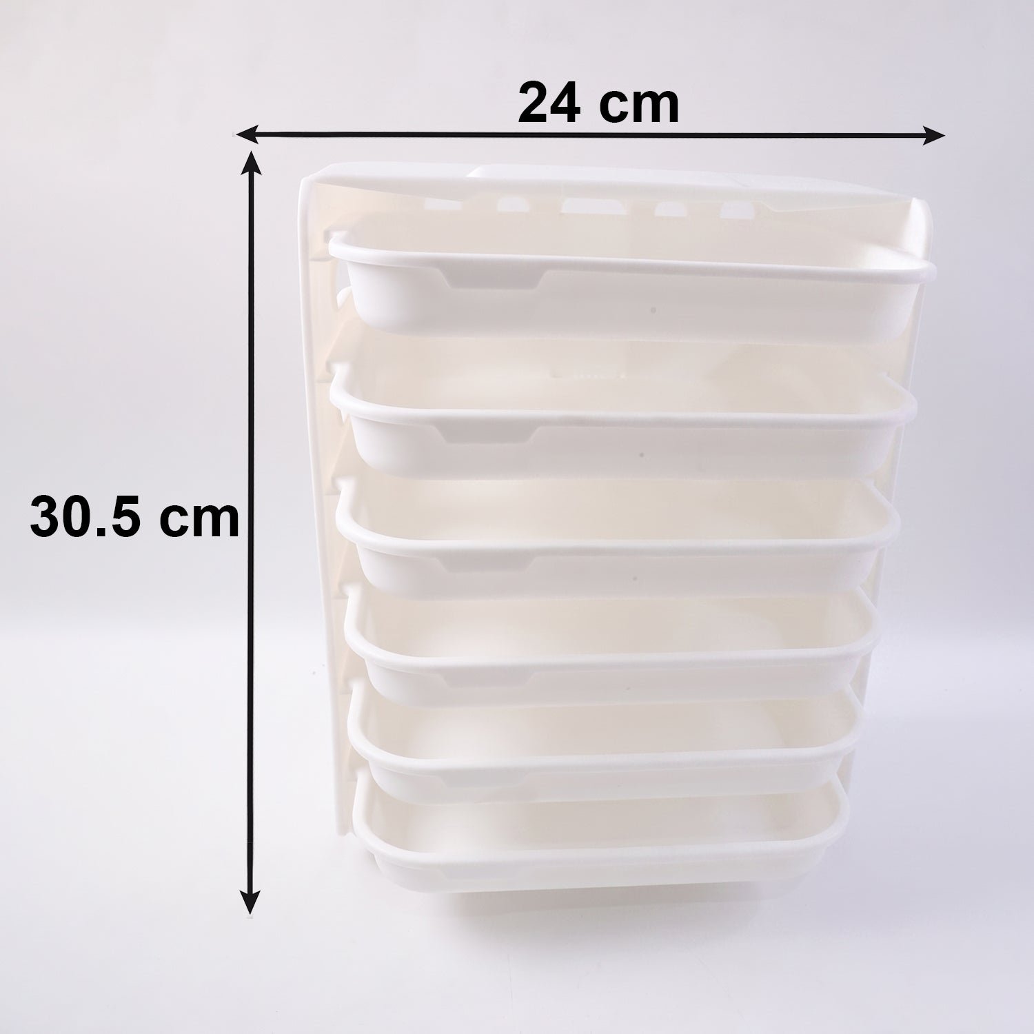 6-Layer Wall Mounted Food Storage Rack – Space-Saving Kitchen Organizer