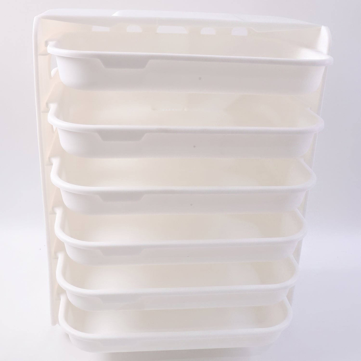 6-Layer Wall Mounted Food Storage Rack – Space-Saving Kitchen Organizer