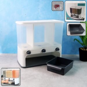 Easy Flow Cereal Dispenser – 3-in-1 Wall Mount Storage | CookAura