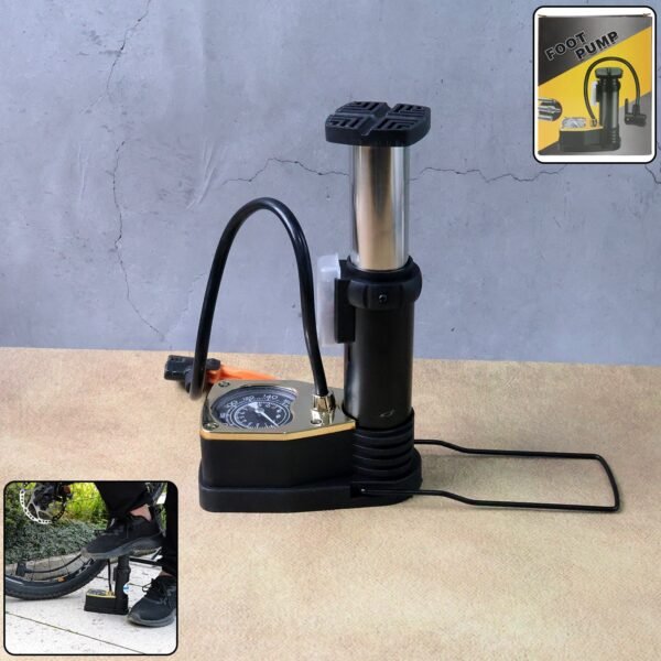 Foot Air Pump – High Pressure & Portable | Velvet Wheels