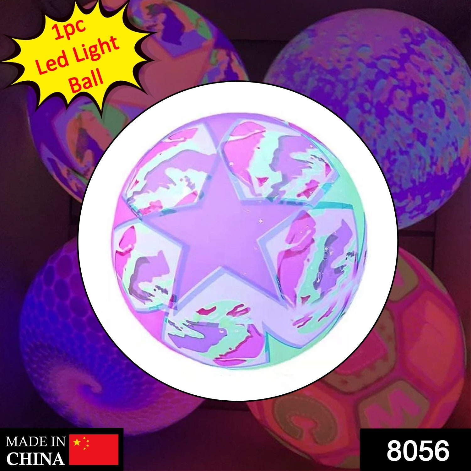 Bouncy LED Ball – Fun Stress Relief Toy for Kids | Play & Move