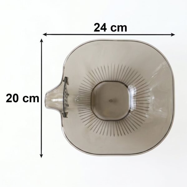 Multipurpose Fruit Vegetable Strainer – Built-in Drain for Easy Rinsing