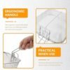 FryingBaske-02 Deep Fryer Basket – Stainless Steel with Long Handle for Safe Frying