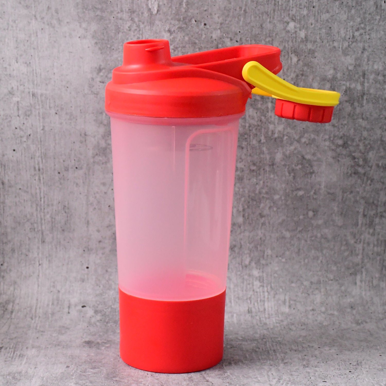 Gym Shaker Bottle 550ml – Leak-Proof with Mixing Ball