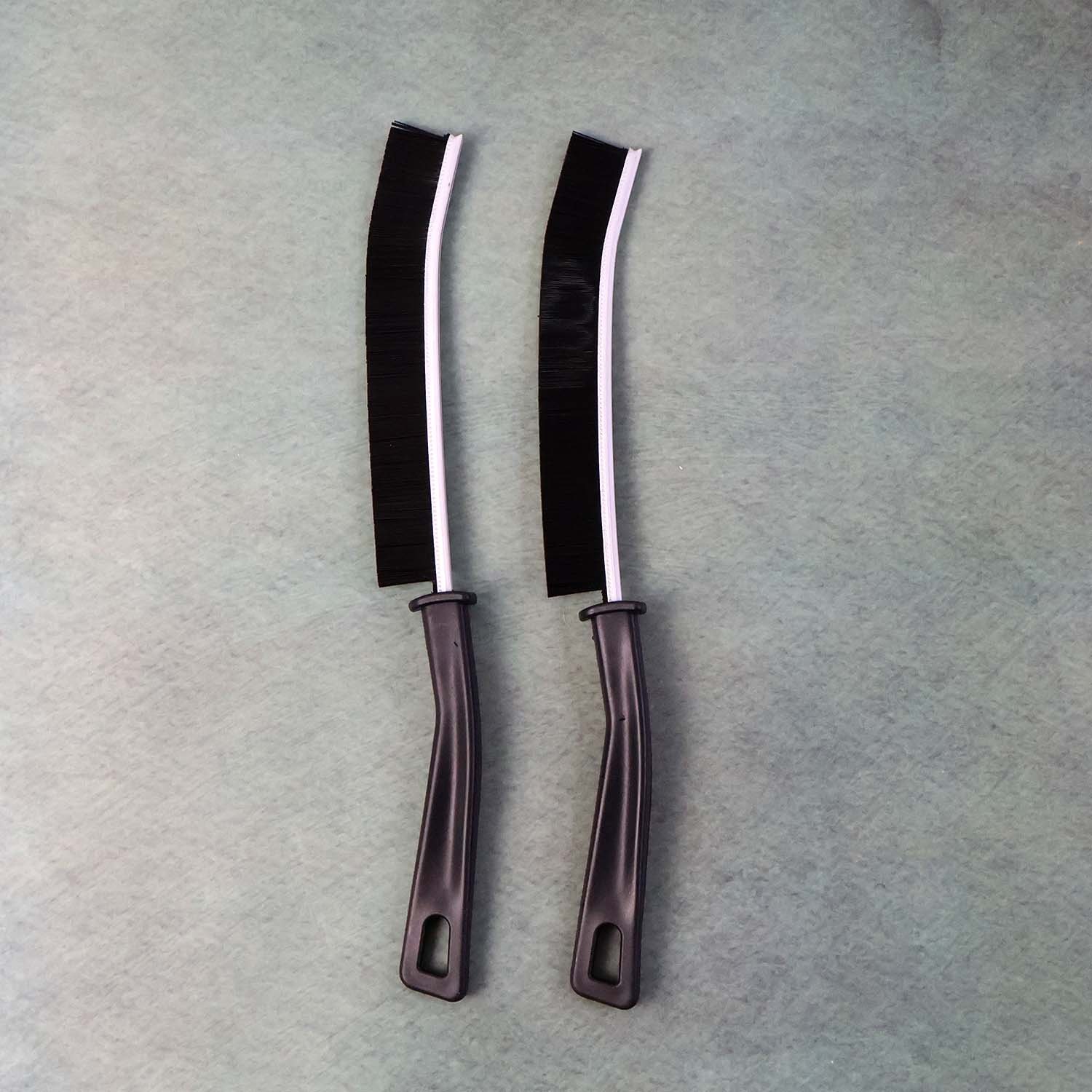Corner Cleaning Brush – Long Handle Stiff Bristle Set (2 Pc)