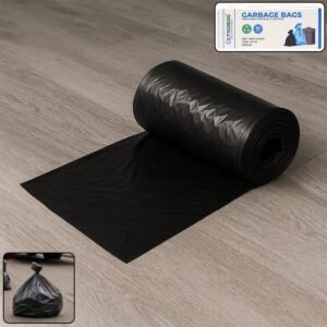Extra-Strong Garbage Bag Roll – Leak-Proof & Tear-Resistant 48x54cm