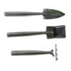 Garden-Tools-7 Stainless Steel 3 in 1 Garden Hand Tool Set Spade Rake and Fork (3 Pc Set)