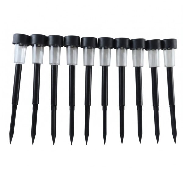 Solar Pathway Lights 10 Pc Set Outdoor Garden Stake Waterproof LED (10 Pc Set)