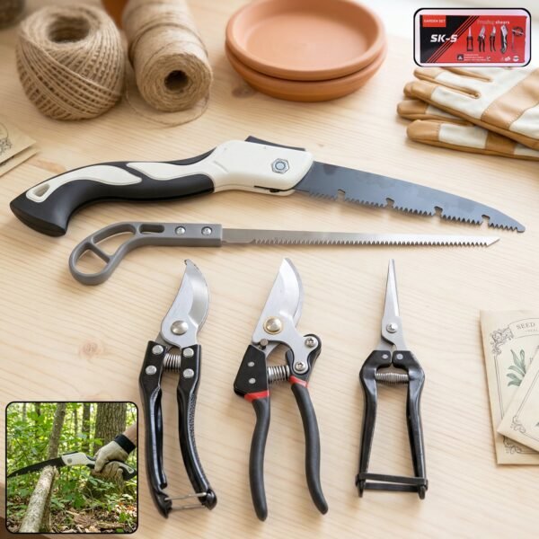 5 in 1 Gardening Tool Kit – Complete Garden Cutting Set for Gardeners