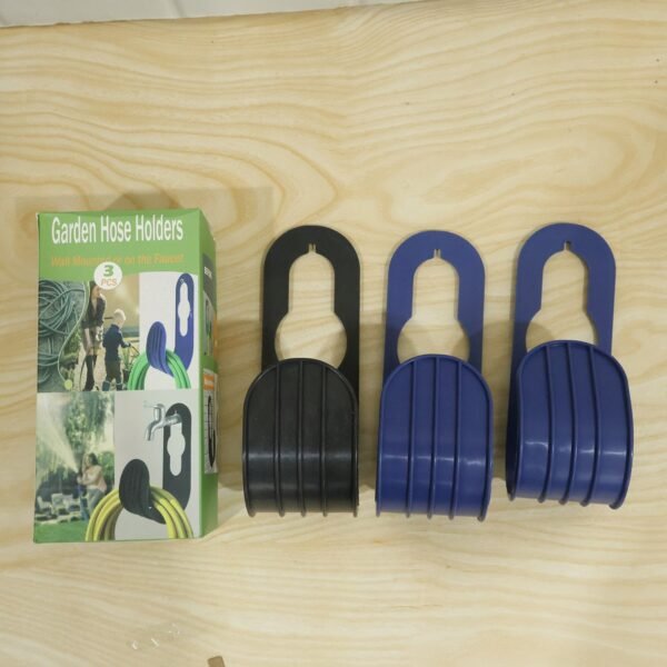 Plastic Garden Hose Holder, Wall Mounted Hose Hanger for Pipe Storage (3 Pcs)