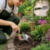 Garden Hand Trowel Stainless Steel Digging Tool Ergonomic Non Slip Handle (1 Pc)