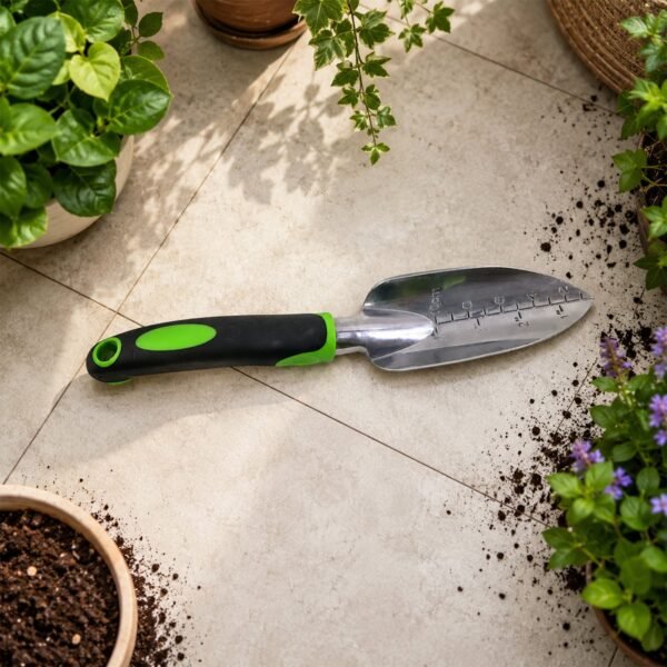 Garden Hand Trowel Stainless Steel Digging Tool Ergonomic Non Slip Handle (1 Pc)