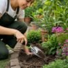 Garden Hand Trowel Stainless Steel Digging Tool Ergonomic Non Slip Handle (1 Pc)