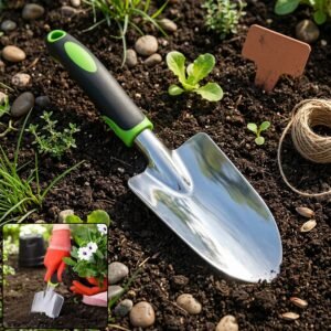 Garden Hand Trowel – Ergonomic Steel Blade for Easy Digging