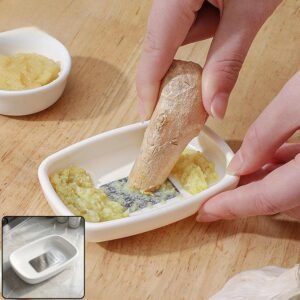 Garlic Ginger Grater Plate – Quick, mess-free food prep tool